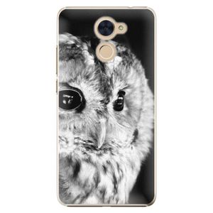 Plastové puzdro iSaprio - BW Owl - Huawei Y7 / Y7 Prime vyobraziť