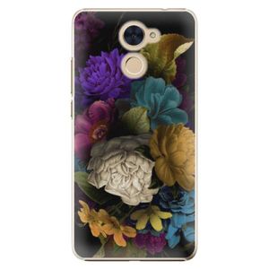 Plastové puzdro iSaprio - Dark Flowers - Huawei Y7 / Y7 Prime vyobraziť