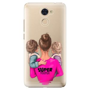 Plastové puzdro iSaprio - Super Mama - Two Boys - Huawei Y7 / Y7 Prime vyobraziť