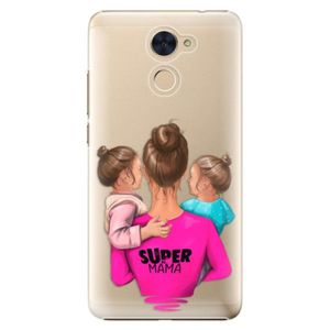 Plastové puzdro iSaprio - Super Mama - Two Girls - Huawei Y7 / Y7 Prime vyobraziť