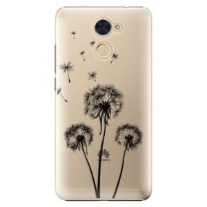 Plastové puzdro iSaprio - Three Dandelions - black - Huawei Y7 / Y7 Prime vyobraziť