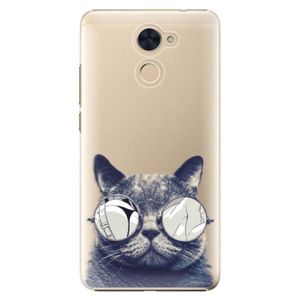 Plastové puzdro iSaprio - Crazy Cat 01 - Huawei Y7 / Y7 Prime vyobraziť