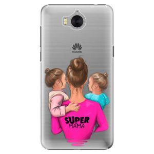 Plastové puzdro iSaprio - Super Mama - Two Girls - Huawei Y5 2017 / Y6 2017 vyobraziť