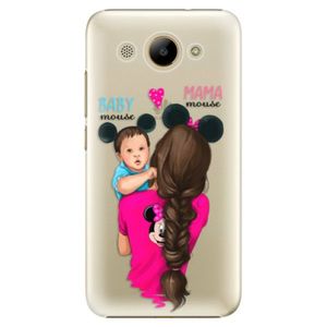 Plastové puzdro iSaprio - Mama Mouse Brunette and Boy - Huawei Y3 2017 vyobraziť