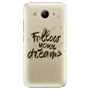 Plastové puzdro iSaprio - Follow Your Dreams - black - Huawei Y3 2017 vyobraziť
