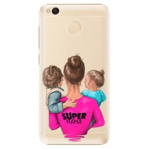 Plastové puzdro iSaprio - Super Mama - Boy and Girl - Xiaomi Redmi 4X vyobraziť