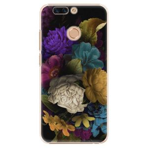 Plastové puzdro iSaprio - Dark Flowers - Huawei Honor 8 Pro vyobraziť