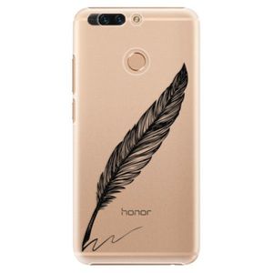 Plastové puzdro iSaprio - Writing By Feather - black - Huawei Honor 8 Pro vyobraziť