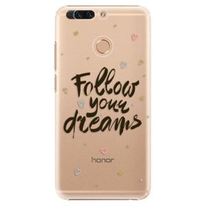 Plastové puzdro iSaprio - Follow Your Dreams - black - Huawei Honor 8 Pro vyobraziť