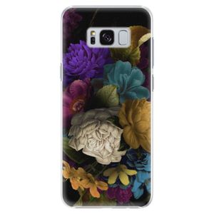 Plastové puzdro iSaprio - Dark Flowers - Samsung Galaxy S8 Plus vyobraziť