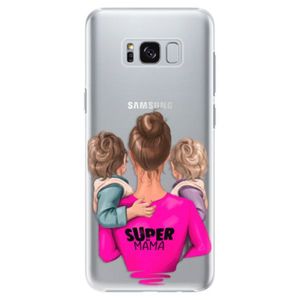 Plastové puzdro iSaprio - Super Mama - Two Boys - Samsung Galaxy S8 Plus vyobraziť
