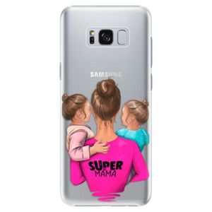 Plastové puzdro iSaprio - Super Mama - Two Girls - Samsung Galaxy S8 Plus vyobraziť