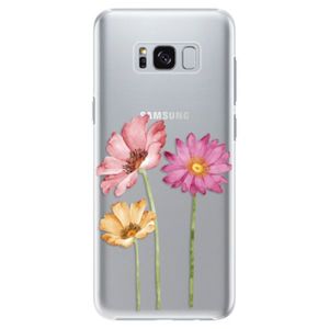 Plastové puzdro iSaprio - Three Flowers - Samsung Galaxy S8 Plus vyobraziť