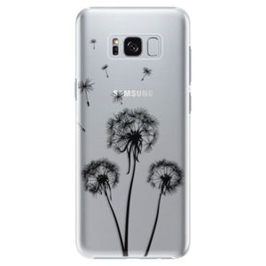 Plastové puzdro iSaprio - Three Dandelions - black - Samsung Galaxy S8 Plus vyobraziť