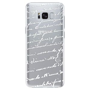 Plastové puzdro iSaprio - Handwriting 01 - white - Samsung Galaxy S8 Plus vyobraziť