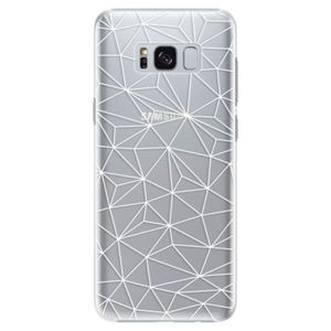 Plastové puzdro iSaprio - Abstract Triangles 03 - white - Samsung Galaxy S8 Plus vyobraziť