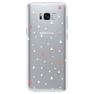 Plastové puzdro iSaprio - Abstract Triangles 02 - white - Samsung Galaxy S8 Plus vyobraziť