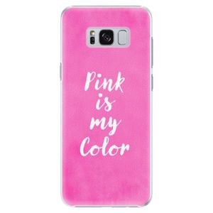Plastové puzdro iSaprio - Pink is my color - Samsung Galaxy S8 Plus vyobraziť