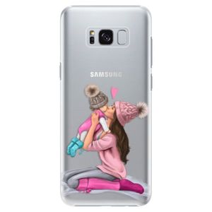 Plastové puzdro iSaprio - Kissing Mom - Brunette and Girl - Samsung Galaxy S8 vyobraziť