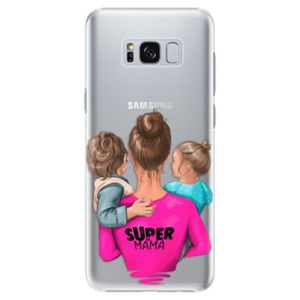 Plastové puzdro iSaprio - Super Mama - Boy and Girl - Samsung Galaxy S8 vyobraziť