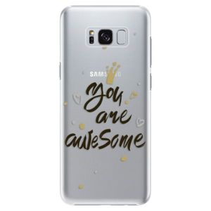 Plastové puzdro iSaprio - You Are Awesome - black - Samsung Galaxy S8 vyobraziť