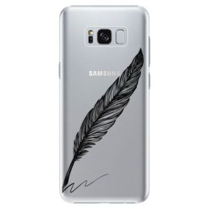 Plastové puzdro iSaprio - Writing By Feather - black - Samsung Galaxy S8 vyobraziť