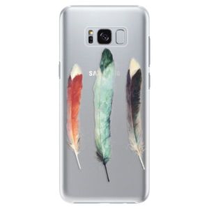 Plastové puzdro iSaprio - Three Feathers - Samsung Galaxy S8 vyobraziť