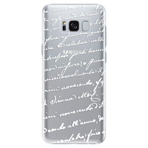 Plastové puzdro iSaprio - Handwriting 01 - white - Samsung Galaxy S8 vyobraziť