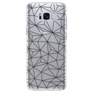 Plastové puzdro iSaprio - Abstract Triangles 03 - black - Samsung Galaxy S8 vyobraziť