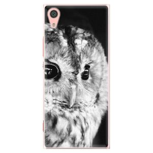 Plastové puzdro iSaprio - BW Owl - Sony Xperia XA1 vyobraziť