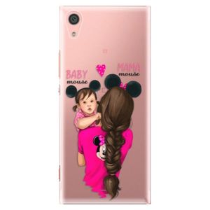 Plastové puzdro iSaprio - Mama Mouse Brunette and Girl - Sony Xperia XA1 vyobraziť