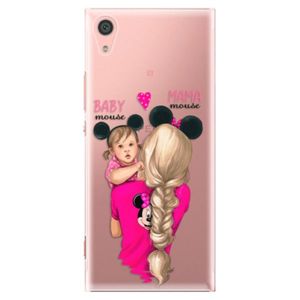 Plastové puzdro iSaprio - Mama Mouse Blond and Girl - Sony Xperia XA1 vyobraziť