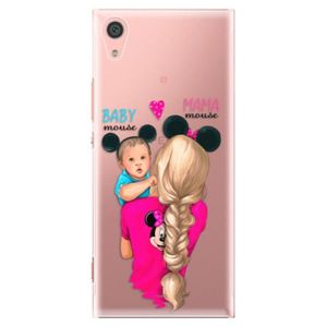 Plastové puzdro iSaprio - Mama Mouse Blonde and Boy - Sony Xperia XA1 vyobraziť