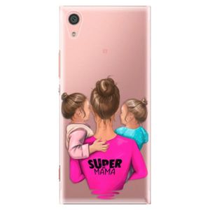 Plastové puzdro iSaprio - Super Mama - Two Girls - Sony Xperia XA1 vyobraziť