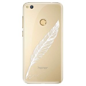 Plastové puzdro iSaprio - Writing By Feather - white - Huawei Honor 8 Lite vyobraziť