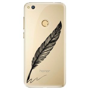 Plastové puzdro iSaprio - Writing By Feather - black - Huawei Honor 8 Lite vyobraziť