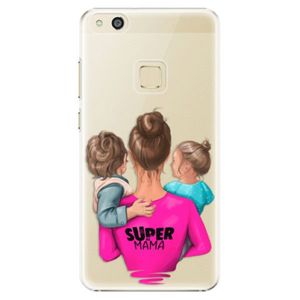 Plastové puzdro iSaprio - Super Mama - Boy and Girl - Huawei P10 Lite vyobraziť