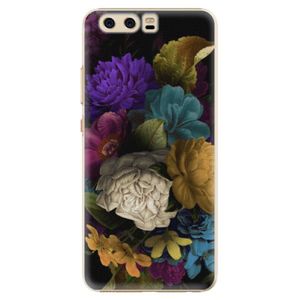 Plastové puzdro iSaprio - Dark Flowers - Huawei P10 vyobraziť