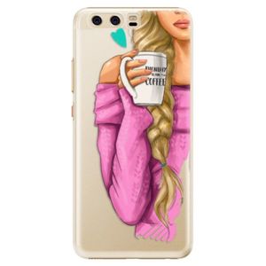 Plastové puzdro iSaprio - My Coffe and Blond Girl - Huawei P10 vyobraziť