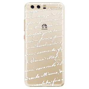 Plastové puzdro iSaprio - Handwriting 01 - white - Huawei P10 vyobraziť