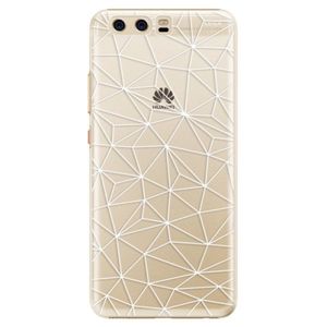 Plastové puzdro iSaprio - Abstract Triangles 03 - white - Huawei P10 vyobraziť