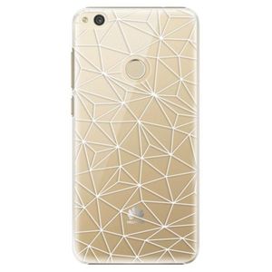 Plastové puzdro iSaprio - Abstract Triangles 03 - white - Huawei P8 Lite 2017 vyobraziť
