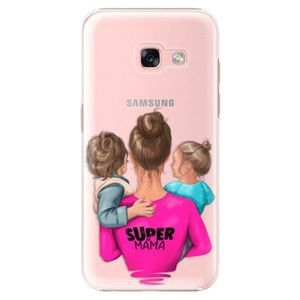 Plastové puzdro iSaprio - Super Mama - Boy and Girl - Samsung Galaxy A3 2017 vyobraziť