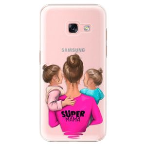 Plastové puzdro iSaprio - Super Mama - Two Girls - Samsung Galaxy A3 2017 vyobraziť
