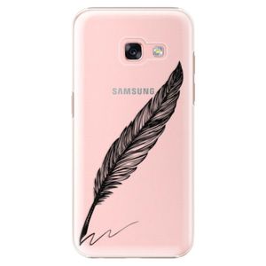 Plastové puzdro iSaprio - Writing By Feather - black - Samsung Galaxy A3 2017 vyobraziť