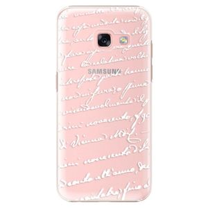 Plastové puzdro iSaprio - Handwriting 01 - white - Samsung Galaxy A3 2017 vyobraziť