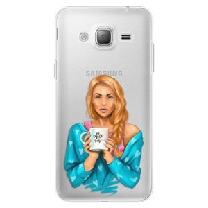 Plastové puzdro iSaprio - Coffe Now - Redhead - Samsung Galaxy J3 vyobraziť