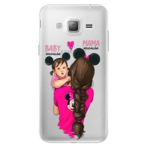 Plastové puzdro iSaprio - Mama Mouse Brunette and Girl - Samsung Galaxy J3 vyobraziť