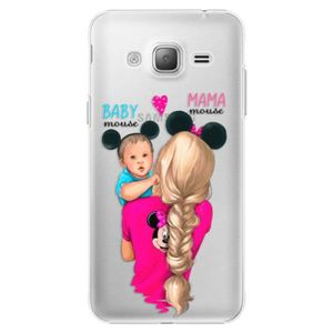 Plastové puzdro iSaprio - Mama Mouse Blonde and Boy - Samsung Galaxy J3 vyobraziť
