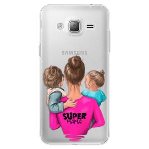 Plastové puzdro iSaprio - Super Mama - Boy and Girl - Samsung Galaxy J3 vyobraziť
